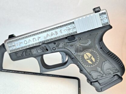 Glock 26 Gen 3 - Custom Spartan Engraved